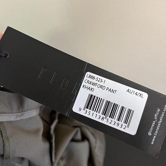 NWT Lioness Crawford Pant - Khaki - Picture 10 of 16